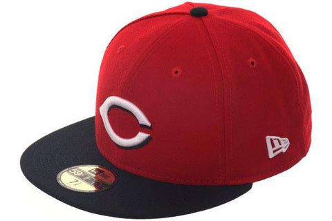 New Era Authentic Collection Cincinnati Reds Fitted On-Field Road Hat